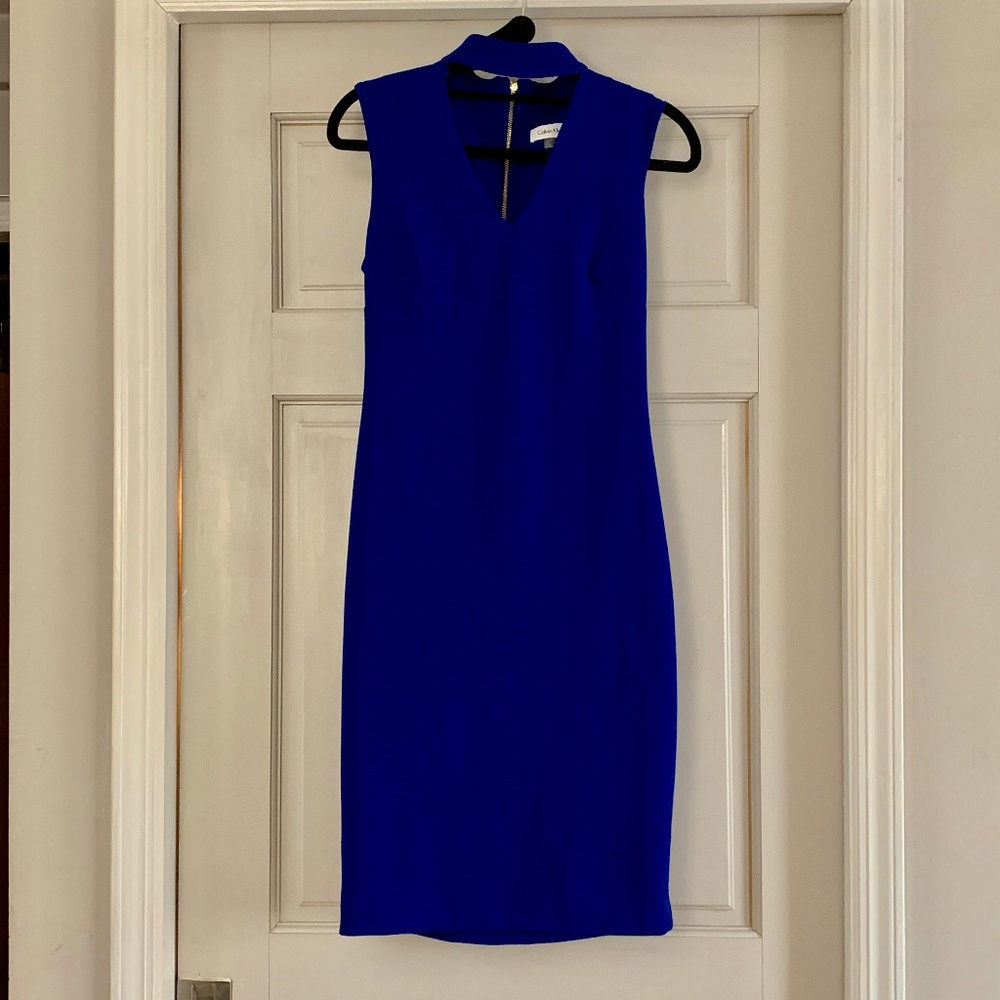 Cobalt blue dress